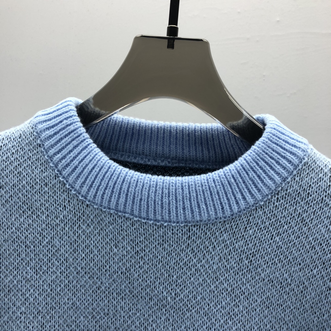 2 Herren-Designer-Pullover, Retro-Klassiker, Luxus-Sweatshirt für Herren, Arm-Buchstaben-Stickerei, Rundhalsausschnitt, bequemer, hochwertiger Pullover, modische Strickjacke für Herren, M-2XL, Q33