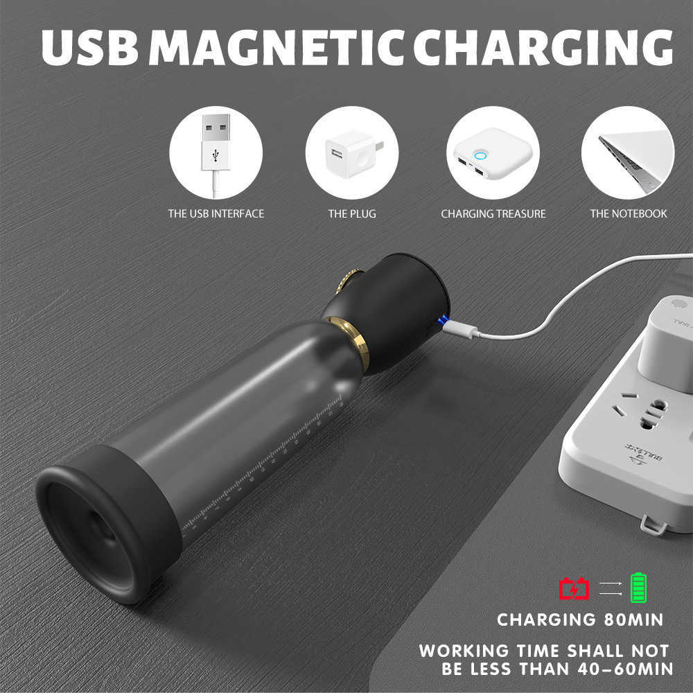 HAND Electric Multistage Speed ​​Control Men's Aircraft Cup Pump Training Device Booster 75% rabatt på onlineförsäljning