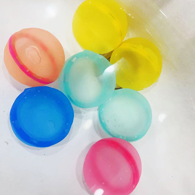 New Reusable Water Balloons Quick Fill Self-Sealing Water Bombs Soft Silicone Water Splash Ball Magnetic Water Ball Outdoor Games Z0007