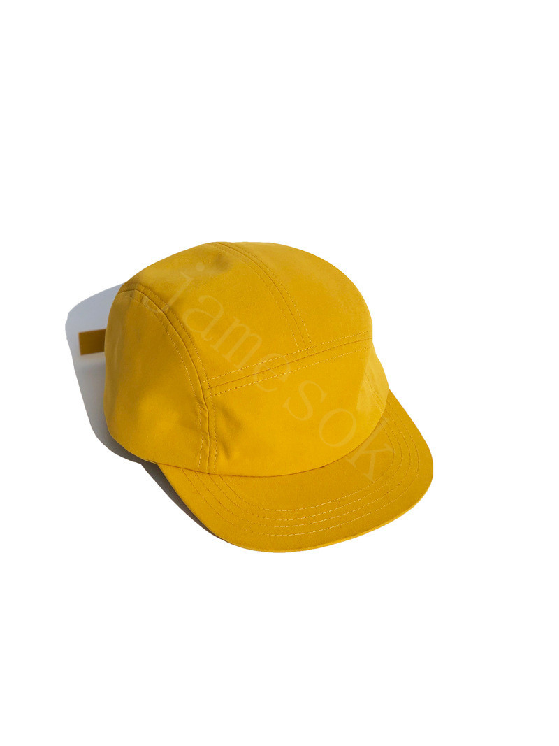 Chapeau à bord court en nylon à séchage rapide à cinq panneaux casquette à visière plate carrée casquette anti-transpiration crème solaire chapeau à 5 panneaux DF253