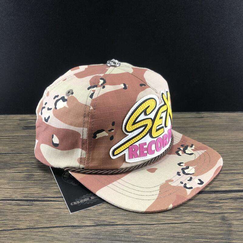 Sex Records Flat Brim Baseball Cap for Women Ch Cro Cap Fashion Brand Men Matty Boy Hat