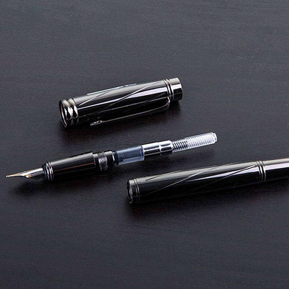 Pennor 10st Luxury 0,5 mm NIB Ink Fountain Pen Högkvalitativ företagsskrivning Signering Calligraphy Pens Present Office Stationery Supplies