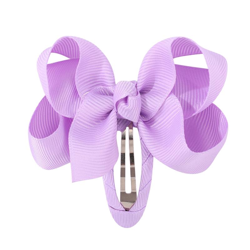 Baby Girls Hair Bow Clips Snap Clips entièrement dérangés