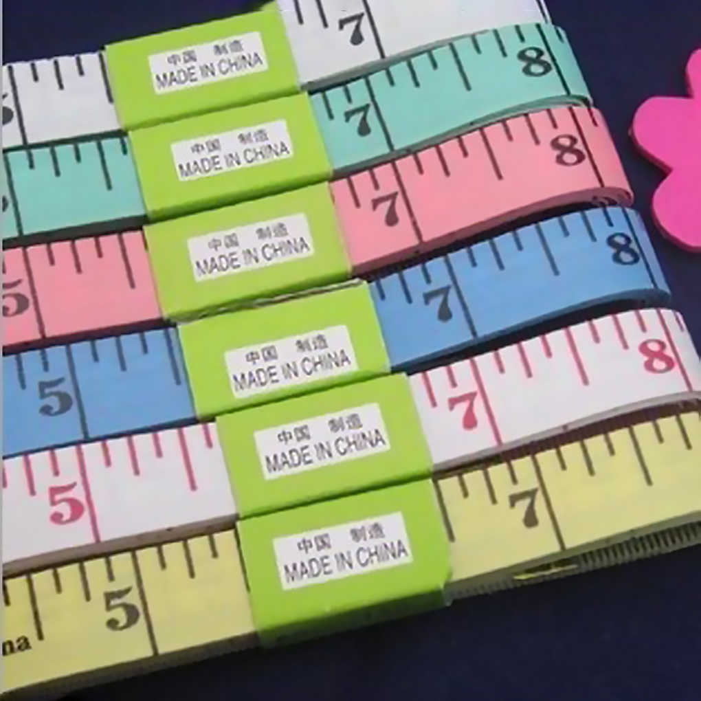 New Useful Body Measuring Ruler Sewing Tailor Measuring Tape Soft 1.5M Sewing Ruler Meter Sewing Measuring Tape Random Color