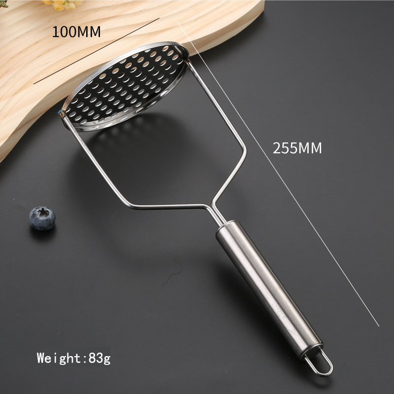 Potato Masher Heavy Duty Stainless Steel Integrated Masher Kitchen Tool Wire Masher for Potatoes Beans or Fruit & Vegetables