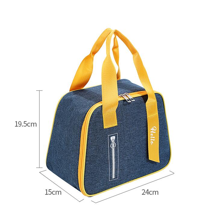 Food Fresh Storage Bags Keep Warm Lunch Bag Outdoor Fruit Sushi Lunch Boxes Storage Bag Portable Aluminum Foil Waterproof Handbag Q263