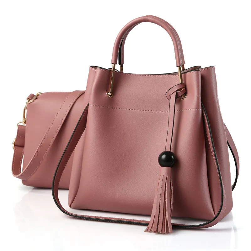 HBP Woman Totes Bags Fashion Bag Female Leather Handbag Purse ShoulderBag MessengerBag Black