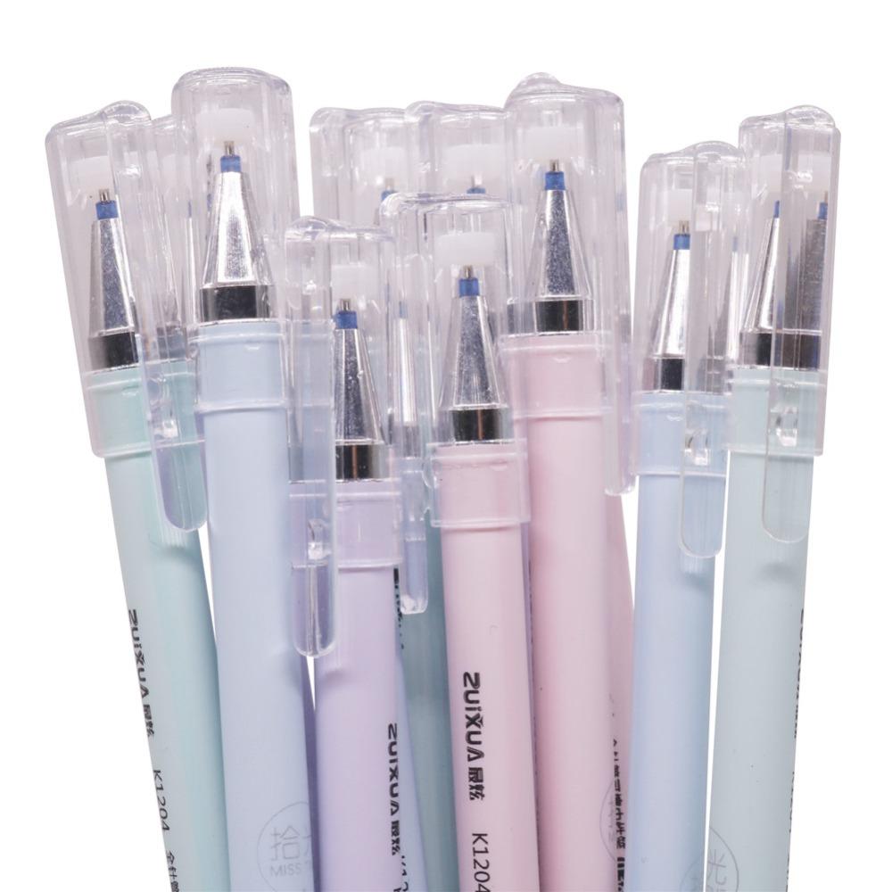 Długopisy Blue Ink Wysokiej jakości Pen 0,38 mm igły NIB Erassable Gel Pen Student Office School Office Model 1204 Pen