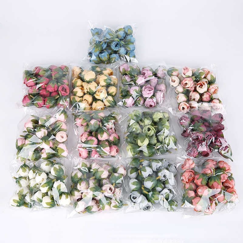 2024 20 Stuks Rose Kunstbloemen Hoofd Zijden Nep Bloemen Voor Home Decor Kerstfeest Bruiloft Decoratie DIY Krans Accessoires