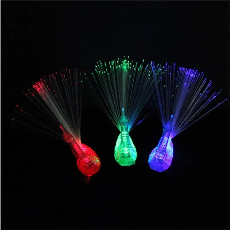 Cartoon Funny Peacock Finger Lamp Toys Children Baby Kids Light up Toys Novelty Toys Light Random Color