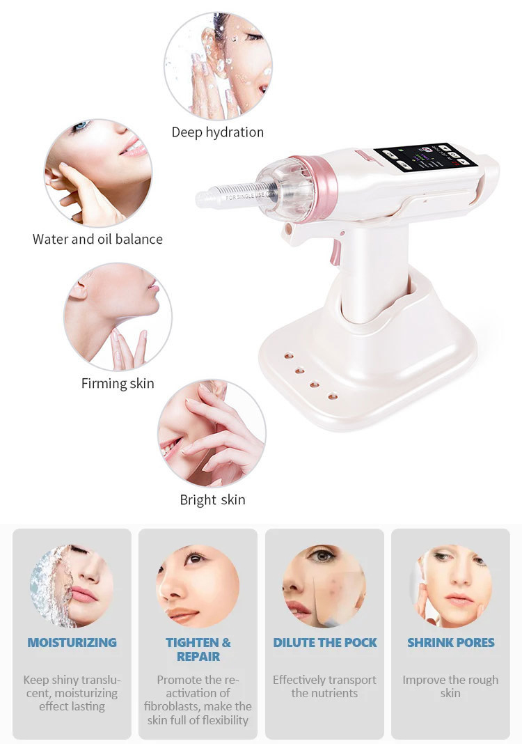 Mesotherapy EZ Negative Pressure Device EZ Injector Gun Skin Rejuvenation Meso Injector Gun Hydrolifting Gun Korea