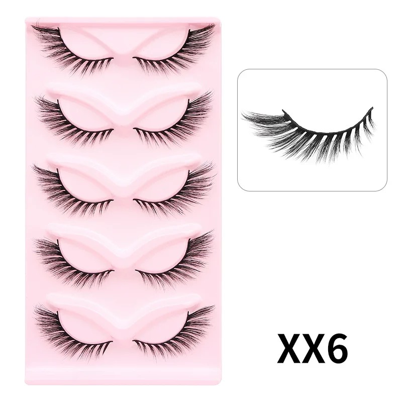 Vente en gros 3D Fluffy False Eyelashes es Cat Eyes Charmant Naturel Cils Délicats pour Party Makeup Tools Set