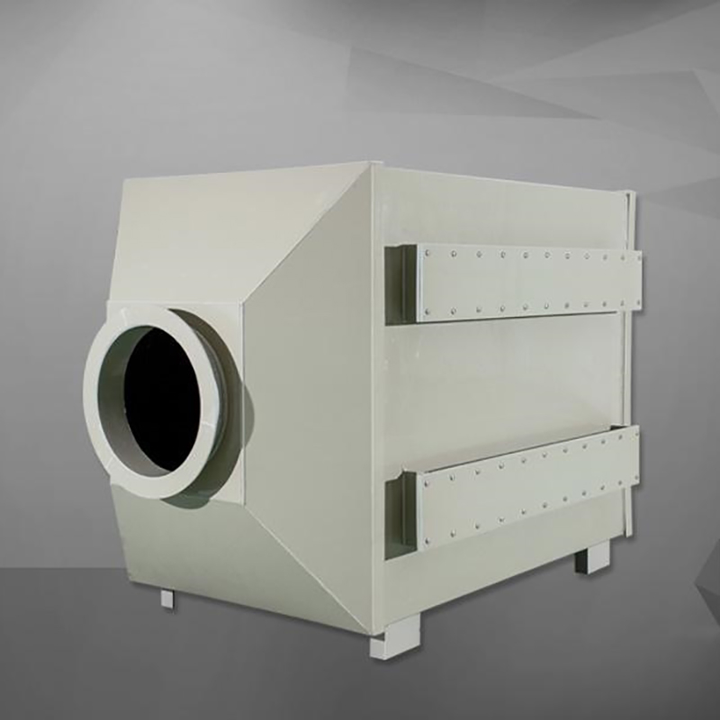 Equipamento de tratamento e purificação de gases residuais de desodorização caixa de adsorção de carvão ativado