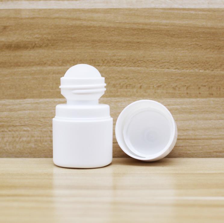 30ml Plastic Roll On Bottles White Empty Roller Bottle 30cc Rol-on Ball Bottle Deodorant Perfume Lotion Light Container Personal Care SN4177