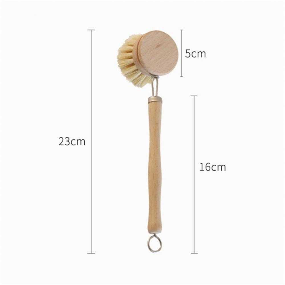 Cleaning Brush Long Handle Decontamination Washing Pot Dishwashing Hanging Sink Cooktop Cleaning Tools Home Kitchen Accessories