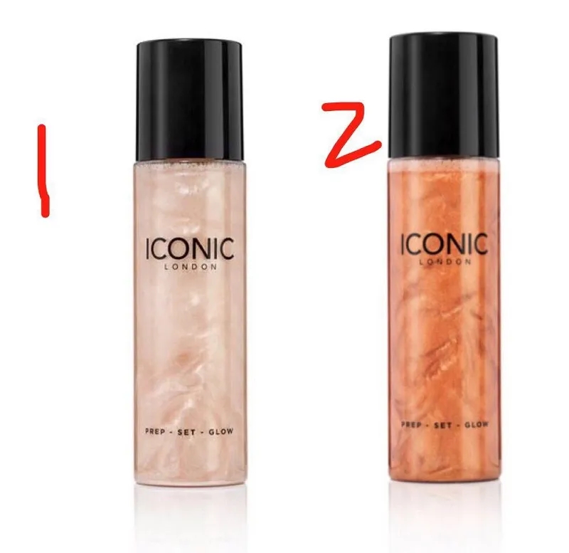 ICONIC LONDON Prep Highlight this Set Glow maquillage liquide Bronzeurs Surligneurs Glow Setting Spray