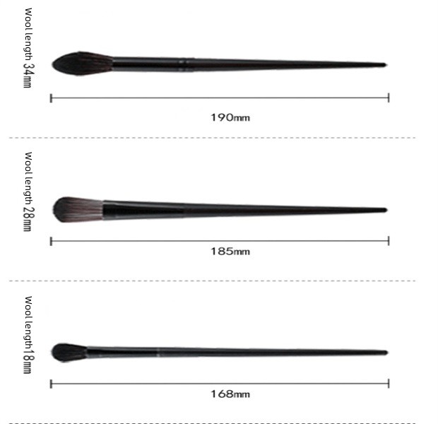 HOT / set Ensemble de pinceaux de maquillage Crème pour le visage Power Foundation Brushes Pinceaux à outils cosmétiques de beauté polyvalents avec pochette JL1383