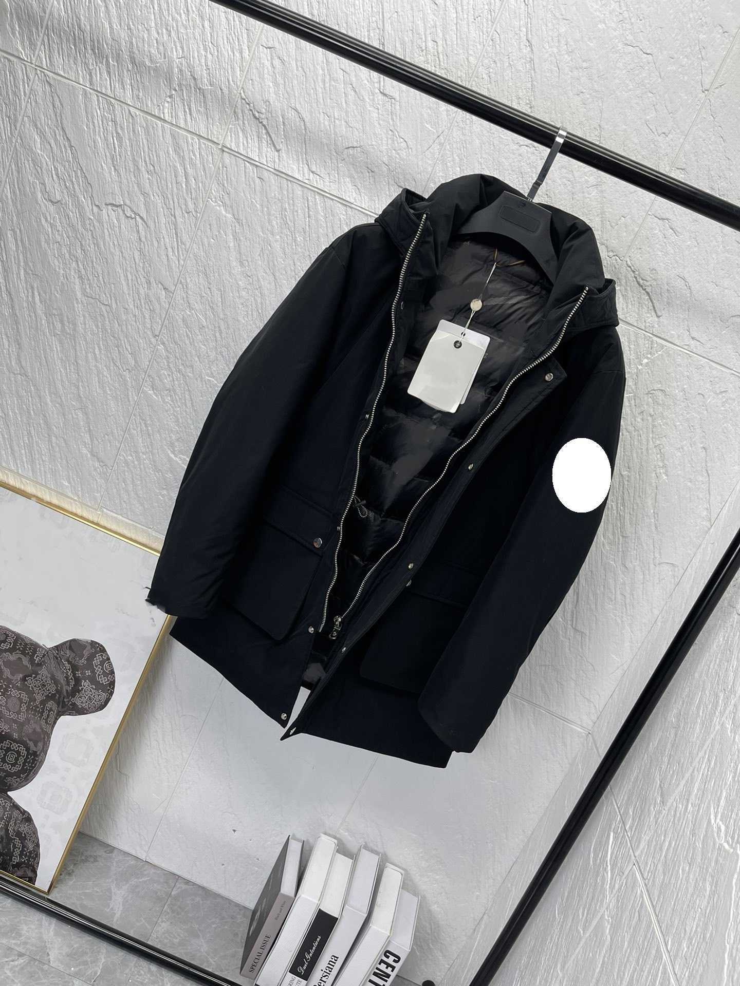 Autumn and winter explosion, new long hooded loose and thick down jacket, high-density sewing anti-run cotton, warm and cold resistance is excellent.
