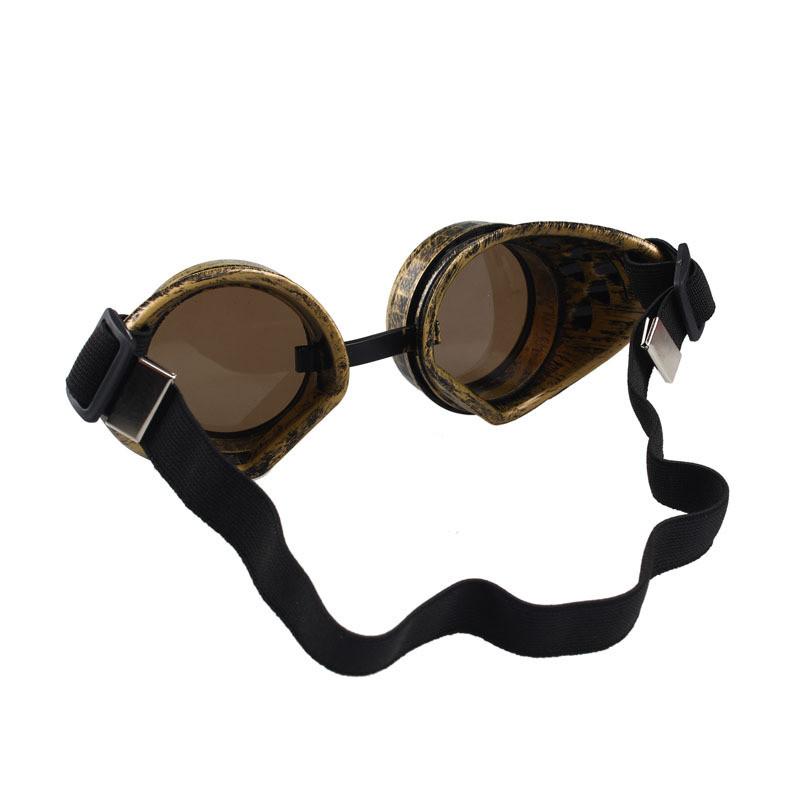 Nouveau UPS Punk gothique lunettes unisexe gothique Vintage victorien fête faveur Style Steampunk lunettes soudage Cosplay