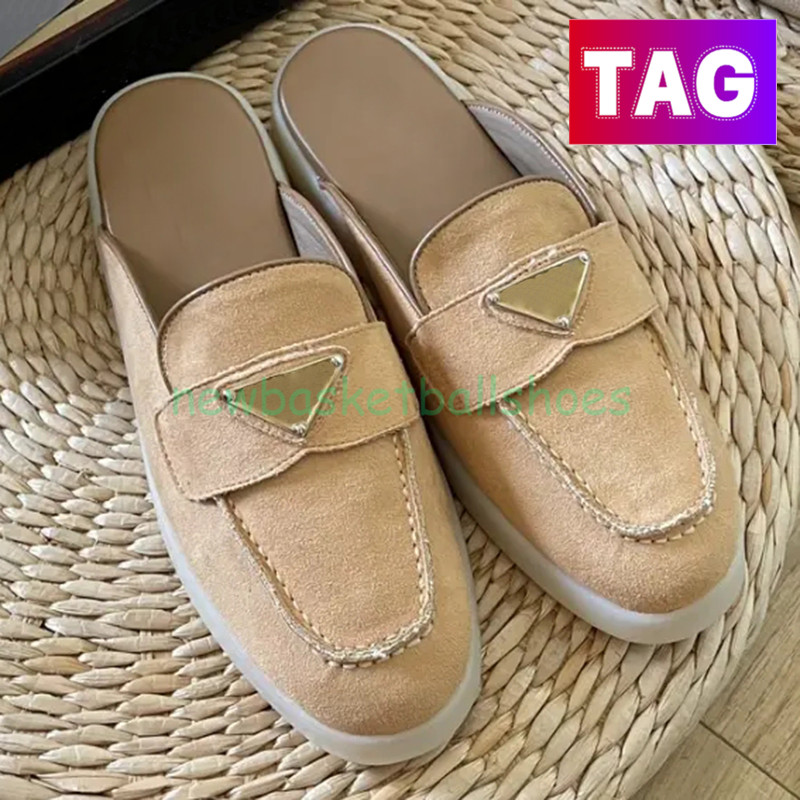 2023 Mocassins Designer Femmes Casual Chaussures Monolith Loafer hommes femmes Plate-forme Baskets Chocolat en cuir satiné Cuir brossé écru sabots en daim baskets de luxe