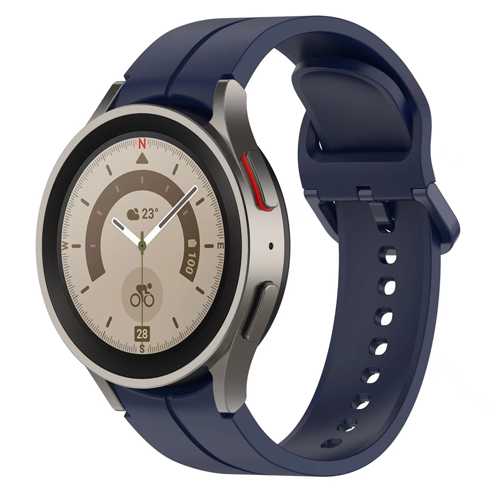 Cinturino in silicone da 20 mm Samsung Galaxy Watch 5/4 40mm / 44mm Cinturino cinturino orologio Galaxy 4 Classic 46mm / 42mm