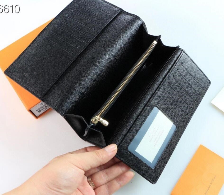 Luxury Bags Women Hasp Wallet Letter Plaid Long Wallet Curieuse Multi Card Folding Portable Women's Long Clutch Bags Zipper Pocket Photo Pocket Purses Handbags