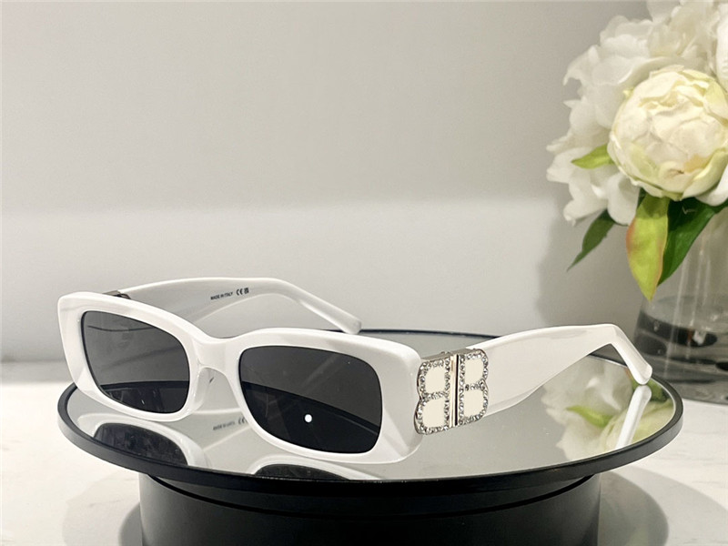 New fashion design sunglasses 0096D small square frame with diamond embellishment simple and popular style decorative UV400 protection glasses