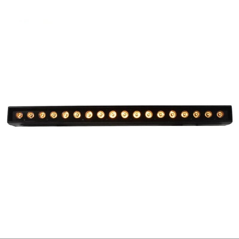 18x18W RGBW 6in1 LED LIGHT LIGHT LAD LED bar LINEA DMX Linea del palcoscenico Light DJ Lampada da corsa cavalli interni