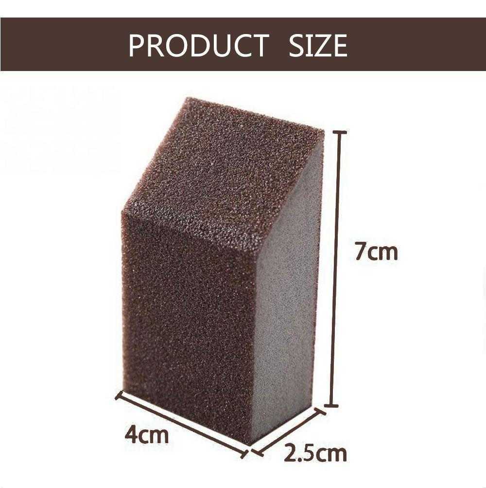 1/2/3 pièces éponge gomme détartrage alumine émeri brosse de nettoyage carbure de silicium détartrage brosse de nettoyage cuisinière haut Pot cuisine aussi