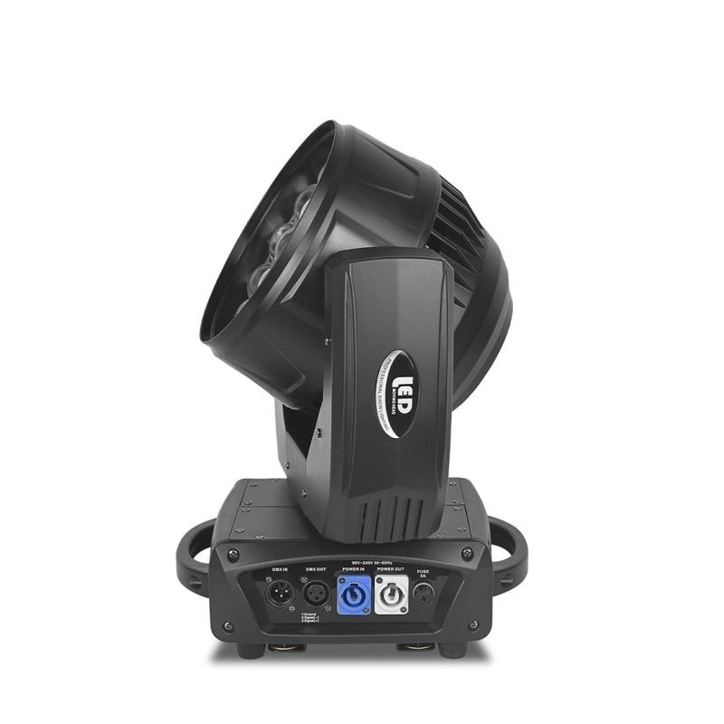 LED 19x15w Moving Head Light Zoom Wash Beam RGBW 4 I 1 DMX Kontroll Hög ljusstyrka Ljus för barstegeffekt DJ Disco Party Bar Effect