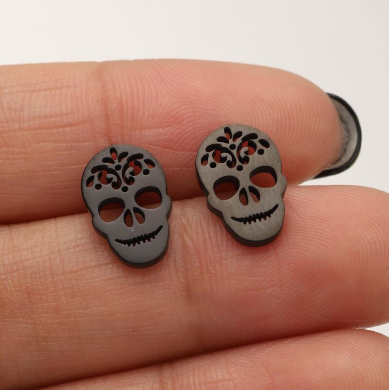 Fashion, Classic, Versatile Rock Skull Women's Earrings and Earrings Party Gifts