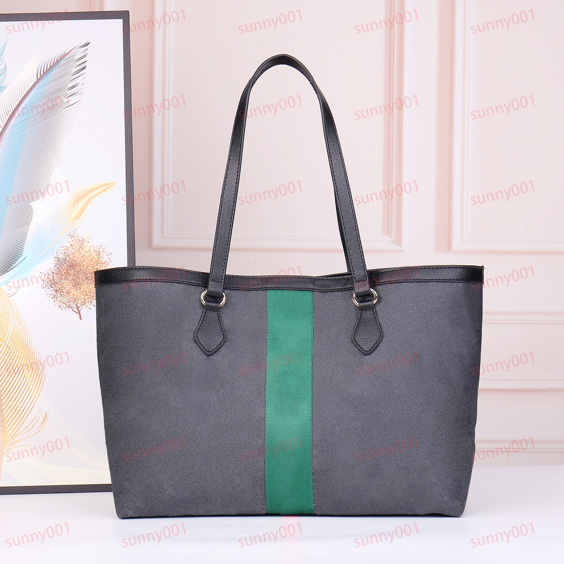 Einkaufstasche mit großer Kapazität, Rautenmuster, Einkaufstaschen aus Segeltuch für Damen, Designer-Nähte, farbige Handtasche, luxuriöse Modenschau-Display-Tasche