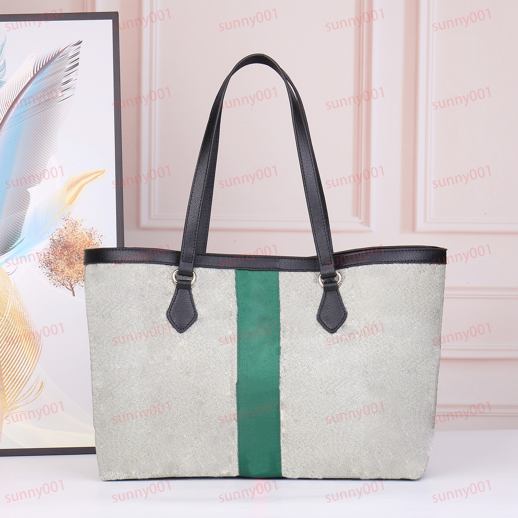 Einkaufstasche mit großer Kapazität, Rautenmuster, Einkaufstaschen aus Segeltuch für Damen, Designer-Nähte, farbige Handtasche, luxuriöse Modenschau-Display-Tasche