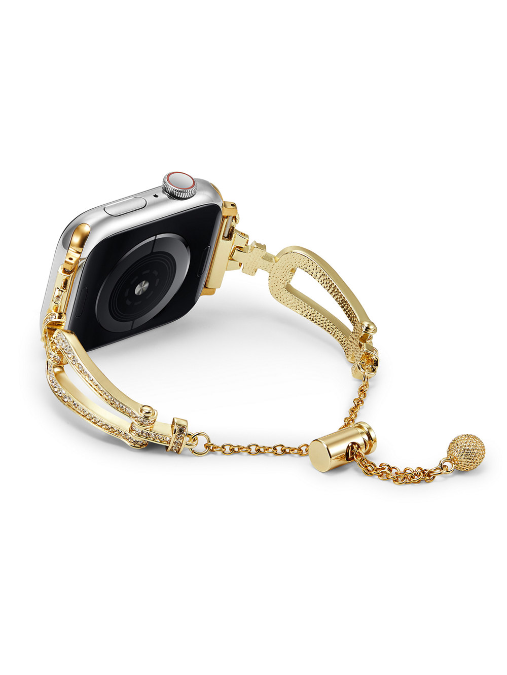 Apple Watch Ultra Serisi 8 7 6 5 4 3 için Bling Elmas Bilek Bandı Kayışı Bilezik