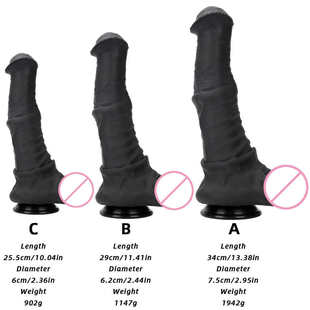 Black Masculine Male and Female Super Large Vestibular anal plug Simulation Soft dilator 75% Off Online sales