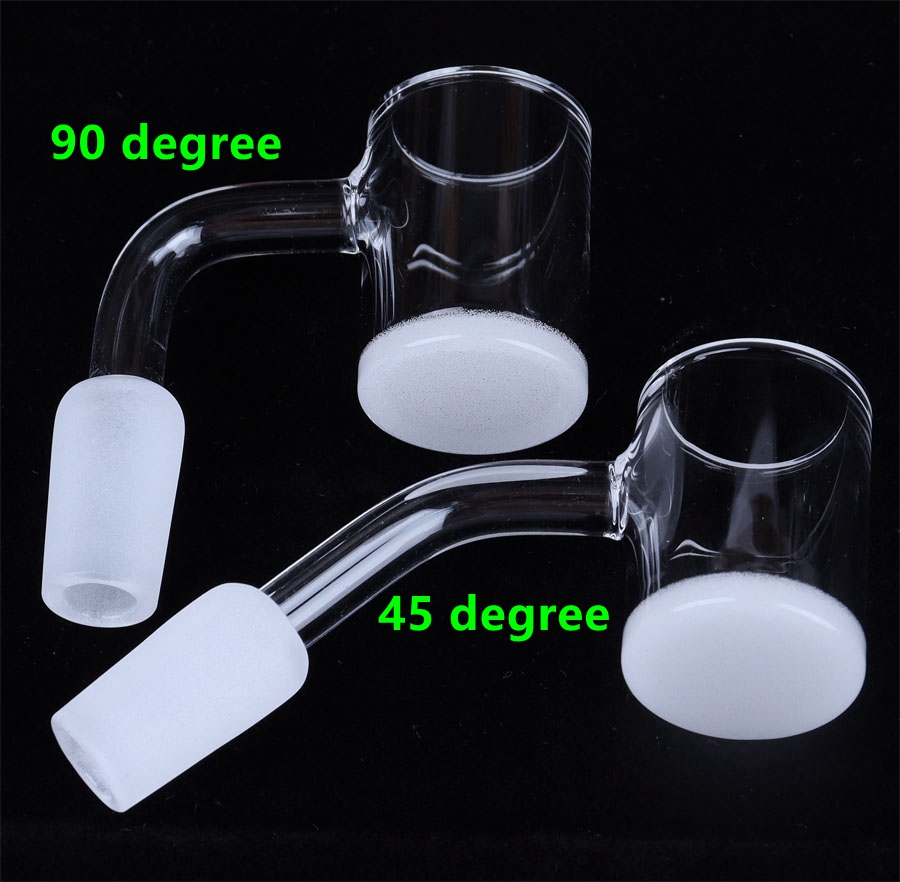 흡연 액세서리 25mm OD 4mm 하단 플랫 탑 10mm 14mm 18mm Quartz Banger Domeless Nail For Glass Bongs Dab Rigs