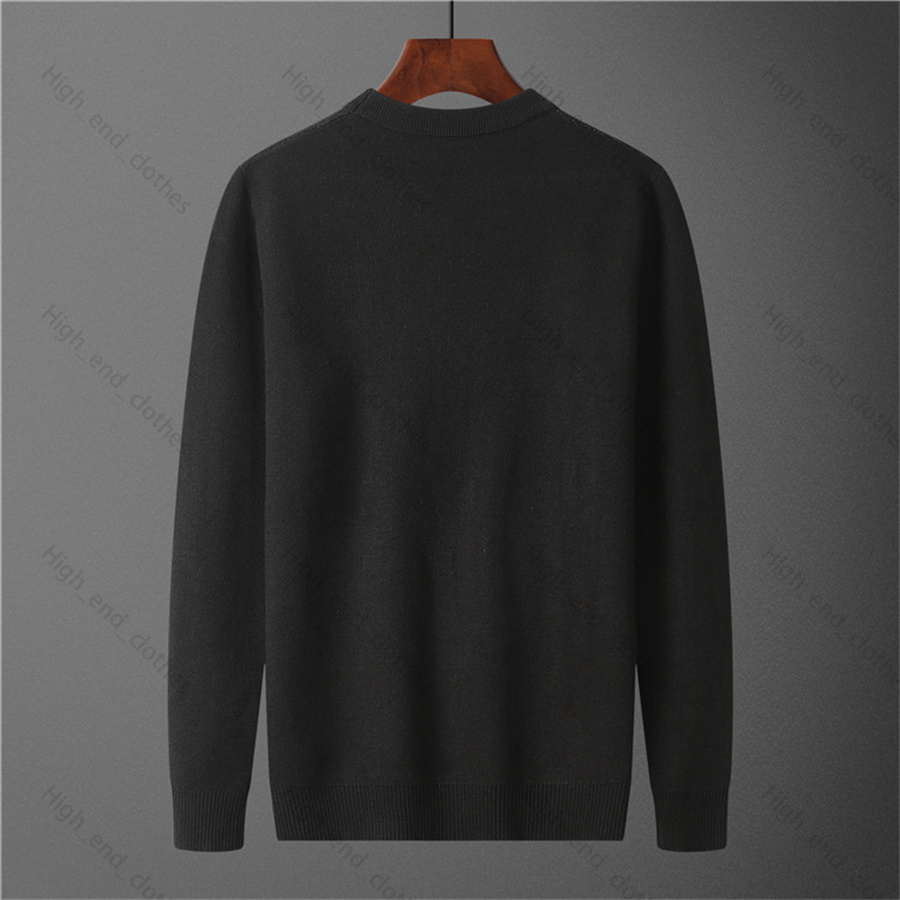 Männer und Frauen Designer Kapuzenloser warmer Pullover Mode Sweatshirt Langarm Lose kleiner Rundhalsausschnitt Wolle Paar Mantel M bis 3XL PRA