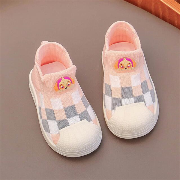 Новые детские детские сетчатые туфли для малышей на мягкой подошве, вязаные носки и туфли с одной педалью для младенцев