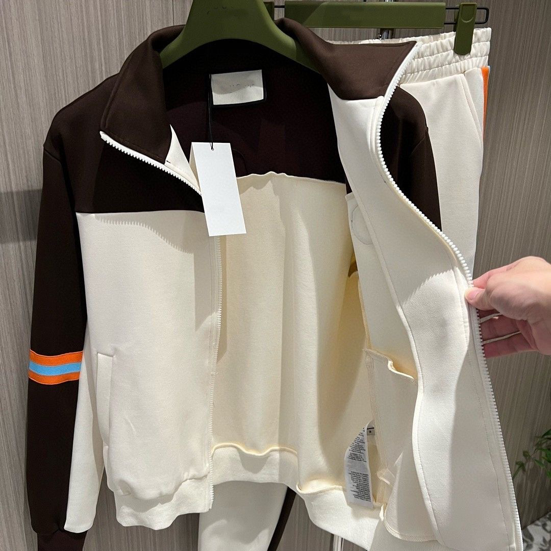 G letras femininas calças de duas peças ternos casuais designers jaquetas cápsula coleção moda reversível moda manga longa jaqueta pant