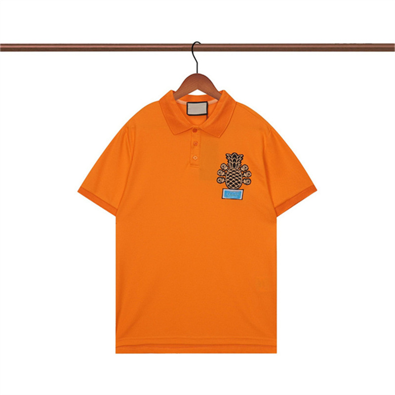 Herr designer polo skjorta sommar kvinnor skjorta broderi kort ärm avslappnad män t shirt