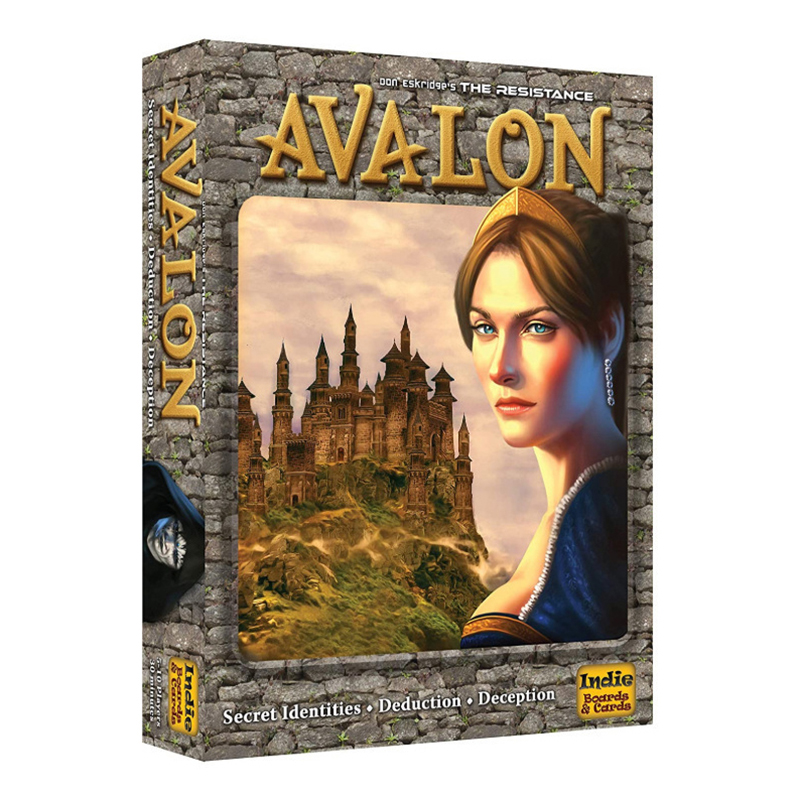 Wysokiej jakości tanie hurtowe gry planszowe dystrybutorgie oporność Avalon Social Deduction Game Game Expansion Pack dla dzieci dla dzieci dorośli dorośli