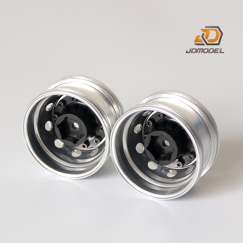 Jdm1: 14 Trailer Hub Metalen Wiel Drum Trailer Hub Voor Breed Wiel Voor Tamiya Rc Truck Trailer Kipper Voor Scania man Actros