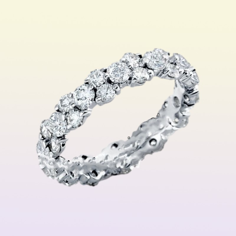 choucong smycken lady039s kudde klipp 8ct diamant bröllop ringar storlek 5678910 gåva 7352415