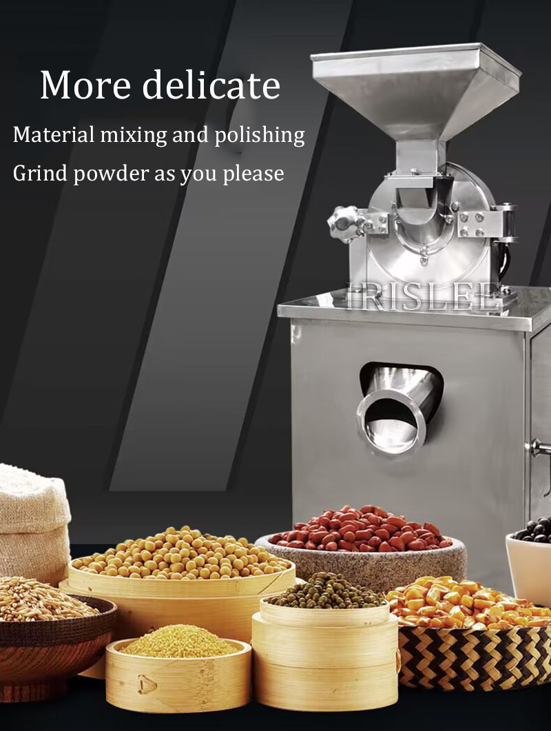 Mühle mit großer Kapazität, Schleifmaschine für Trockenfrüchte, Gewürze, Zucker, Samen, Salz, Chili, Kräuter, Pfeffer, Moringa-Blattpulver