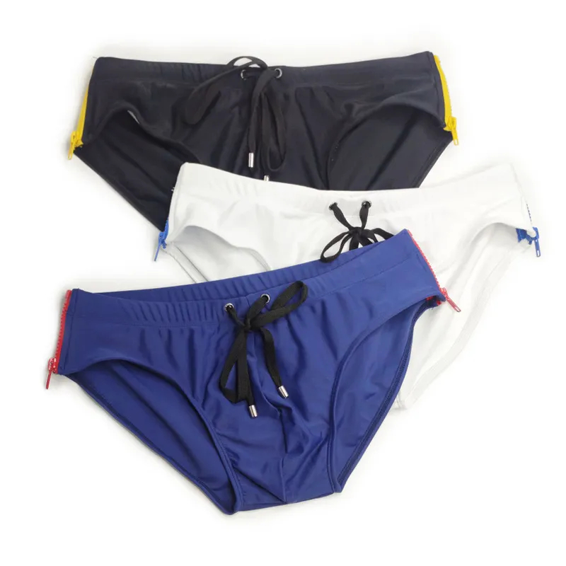 Summer Men Briefs badkläder sexig simning Hot baddräkt Mens Swim Beach Shorts