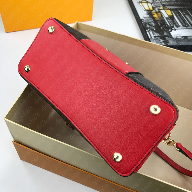 Luxus-Designer-Handtasche 7A, echtes Leder, Umhängetasche, modische Umhängetasche, dreilagige Damentasche, Vintage-Druck, Reißverschlusstasche, Lederhandtasche
