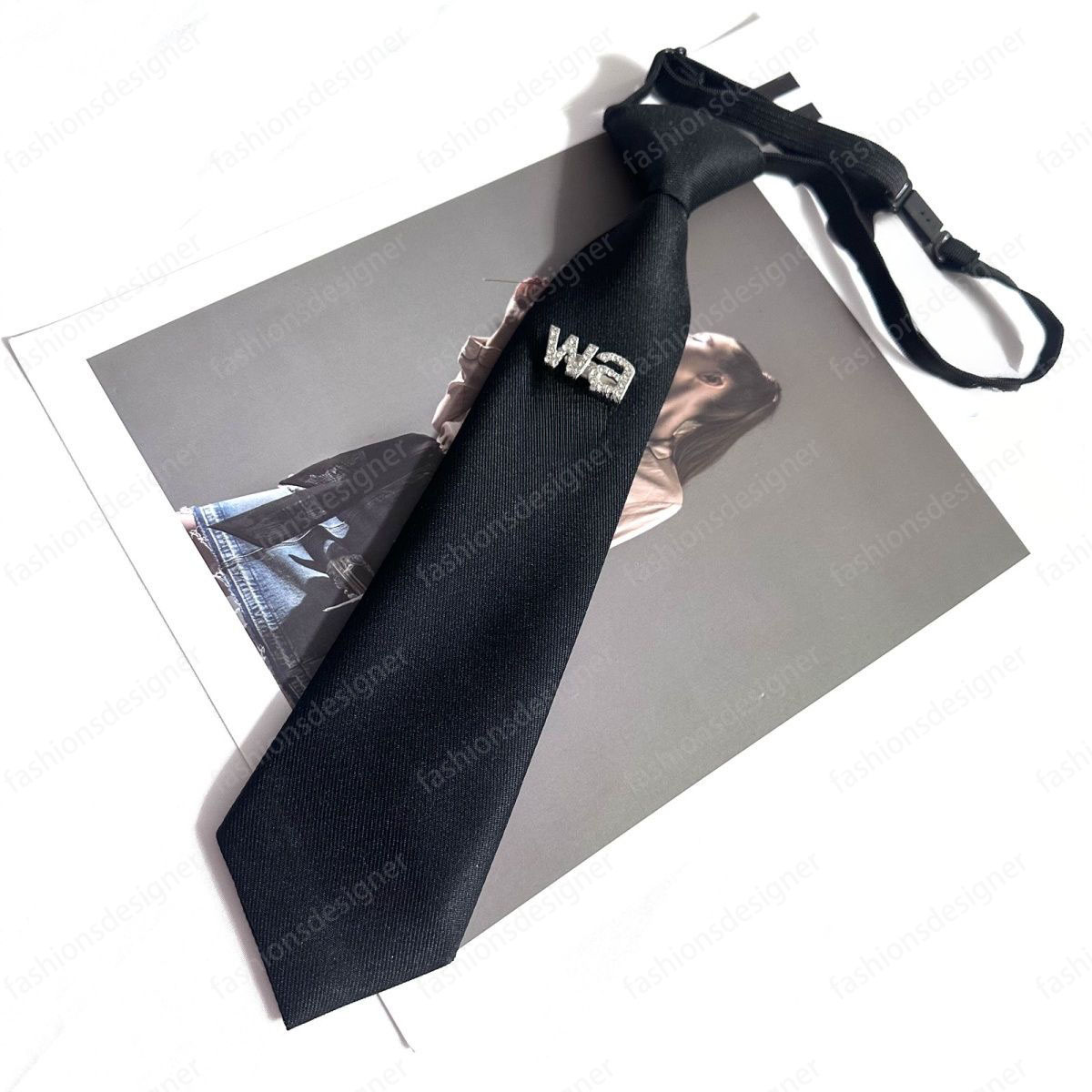 Tie designer tie ties men Trendy youth MM bolo tie Diamond Teen Daily Wear Casual black tie silk designer necktie Ties Party Wedding Men Women Geometric Suit Ties