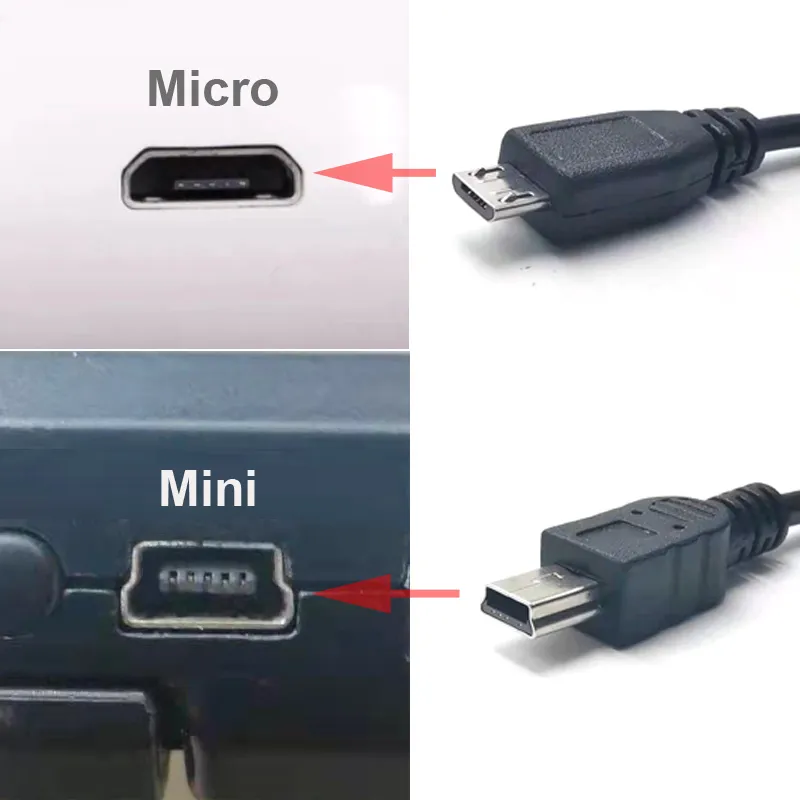 Araba OBD Güç Kablosu Hardwire Kit Mini Mico USB Tip C Port 5V 3A Şarj Kabloları Yi 360 Dash Cam DVR GPS