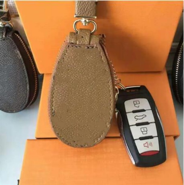 Luxurys designers mode nyckel plånböcker spännväska bil nyckelring handgjorda läder hög kvalitet nyckelringar man kvinna monogram handväska ba250r
