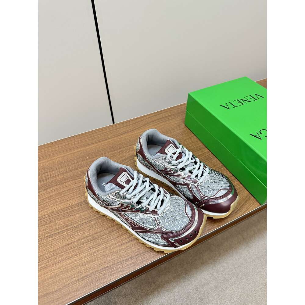 Orbit Designer Boteega Fashion Sneakers Luxury Sneaker Mens New Women本物の男性銀靴レースアップカップル